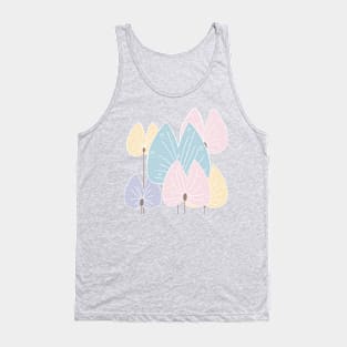 Pastel adorable lotus leaves Tank Top